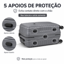 [LEVE 2 PAGUE 1] Mala de Viagem Travel em ABS com Rodinhas 360° Alça Ajustável e Fechamento com Senha