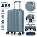 [LEVE 2 PAGUE 1] Mala de Viagem Travel em ABS com Rodinhas 360° Alça Ajustável e Fechamento com Senha